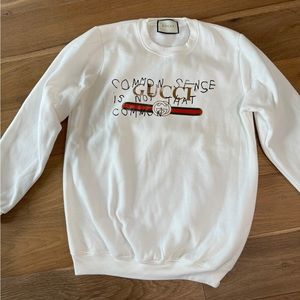 Men’s Gucci Coco Capitan Graffiti Pullover "Common Sense”